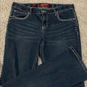 Bootcut Bedazzled Arizona Blue Jeans